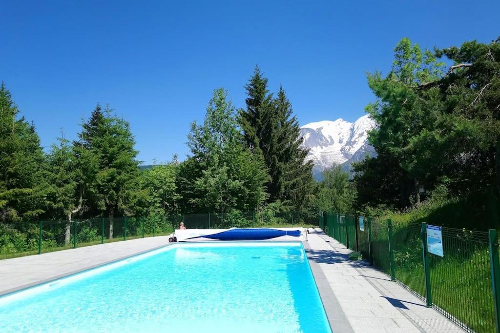 Studio Bettex 4P- Vue Mont-Blanc Saint-Gervais-les-Bains Exteriör bild