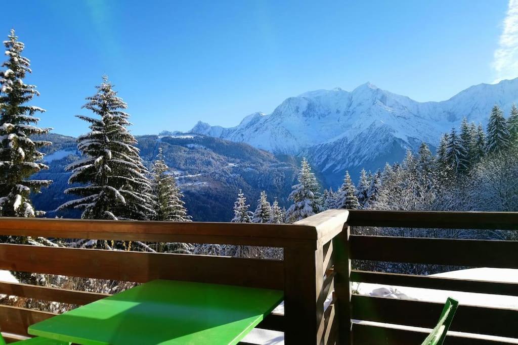 Studio Bettex 4P- Vue Mont-Blanc Saint-Gervais-les-Bains Exteriör bild
